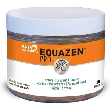Equazen Pro Adhd Support Focus And Attention Softgels, 60 Ea..