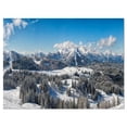 thumbnail image 2 of Austrian Alps Winter Panorama - Landscape Canvas Art Print, 2 of 3