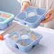 thumbnail image 1 of Recipientes bento de 5 compartimentos para preparar comidas, lonchera reutilizable con tapas herméticas para la escuela, el trabajo y viajes. Aestivo | Azul | AESTIVO, 1 of 7