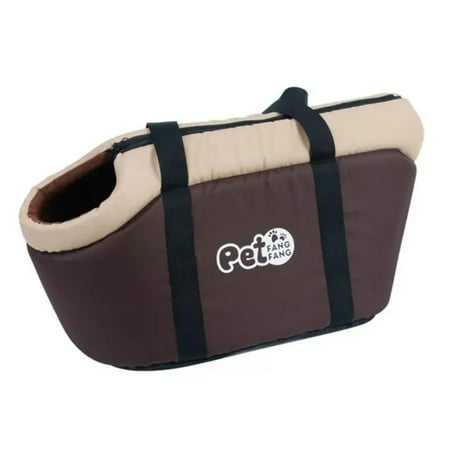 Convenient and stylish soft-sided handbag tote pet carrier bag - Roomy breathable and comfortable with adjustable interior pad - Ideal for small animals cats and pets of all sizes - P