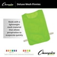thumbnail image 5 of Champion Sports Deluxe Mesh Pinnie, Pack of 12, Red, Adult, 5 of 8