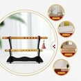 thumbnail image 2 of Flute Display Rack Swords Collection Stand Wooden Swords Holder Storage Holder, 2 of 8