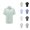 Mint Green, variant on Womens Blouses – Business Casual Shirts Cotton Tunic Blouse for Office Wear or Weekend Travel Outfits Women's Linen Shirt Short Sleeved Casual Button Down Shirt Summer Beach Wedding Vacation Top