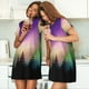 thumbnail image 4 of Easygdp Northern Lights Camisón de manga corta para mujer, informal, estampado, 4 of 6