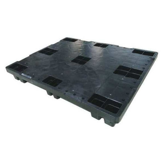 Recycled High Density Polyethylene Pallet, 48 in L, 40 in W, 6 in H(2PE64)