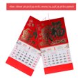 thumbnail image 4 of Calendar Chinese Tradition Wall Daily Lunar January Mounted Paper Year The Traditional Calendars, 4 of 6