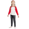 thumbnail image 1 of FAOWME Girls Summer Solid Color Woolen Warm Pants Trousers Dark Gray 8-9 Years, 1 of 5
