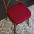 thumbnail image 2 of Cojín para silla Sweet Home Collection, espuma viscoelástica, paquete de 12 unidades, color rojo, 2 of 4