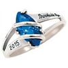 Personalized Family Jewelry Women's Mystique Class Ring available in Valadium, Silver Plus, 10kt Stainless Steel