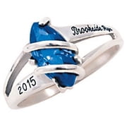 Personalized Family Jewelry Women's Mystique Class Ring available in Valadium, Silver Plus, 10kt Stainless Steel