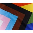 thumbnail image 2 of TOPFLAGS 3' x 5' 3x5 Feet Progress Pride Flag - Vivid Color and Fade Proof - Canvas Header and Double Stitched - Rainbow Transgender Lesbian LGBT Flag Polyester with Brass Grommets 3 X 5 Ft, 2 of 7