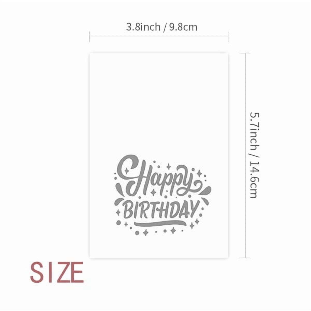 Wife Love Husbands Art Deco Fashion Happy Birthday Greeting Cards Envelopes Blank