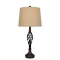 thumbnail image 2 of Fangio Lighting Metal Black Finish 27-inch Table Lamp, 2 of 2