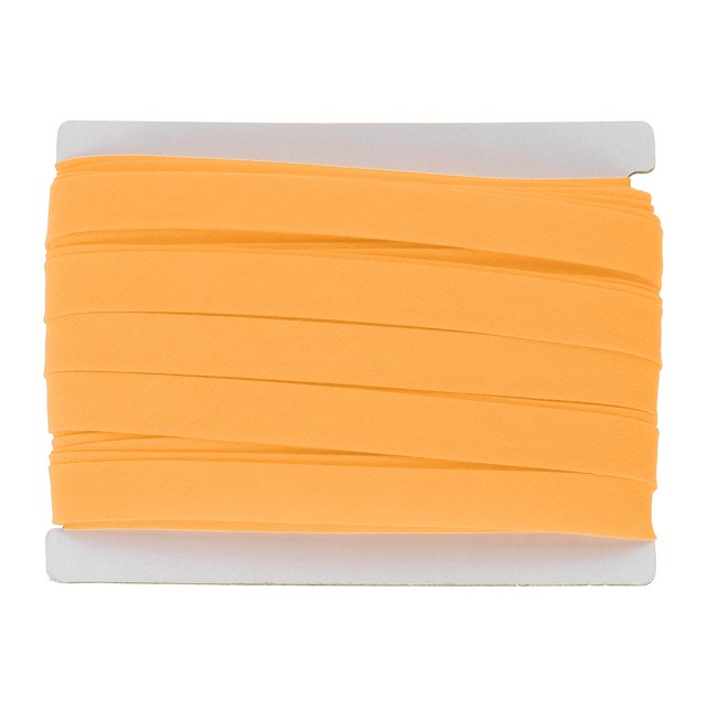Cinta Sesgada de Doble Pliegue Uxcell, Cinta de Poliéster y Algodón para Costura - (Beige)