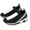 thumbnail image 3 of Zapatillas de tenis Nikou negras 42 con parte superior de malla transpirables antideslizantes, 3 of 13