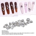 thumbnail image 3 of Juego De 20 Diamantes De Imitación Para Uñas, Material Premium Deslumbrante Y Encantador Para Decoración De Uñas, Caja Portátil Fácil De Usar, 3 of 7
