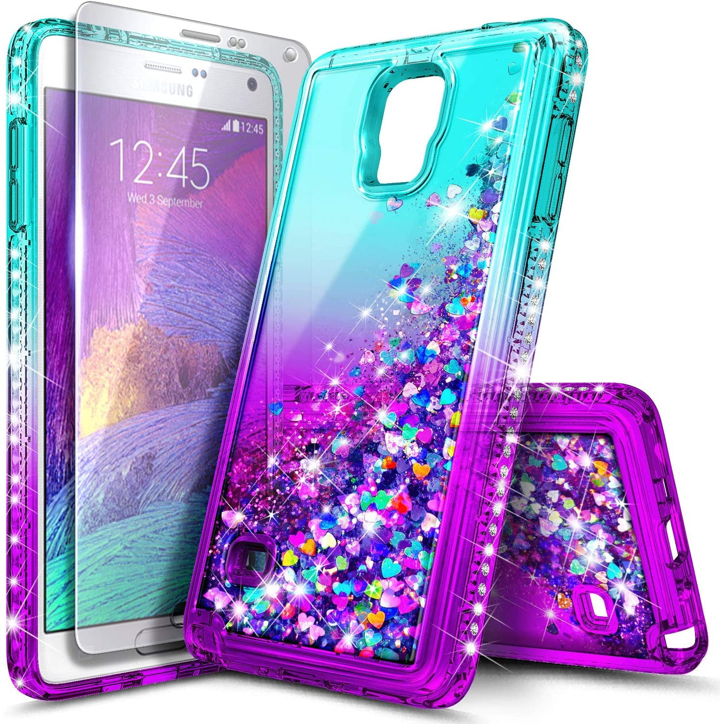 CUSKING Screen Protector for Galaxy Note 4 9H Hardness 1 Pack Bubble Free HD Crystal Clear Tempered Glass Screen Protector for Samsung Galaxy Note 4 CUSKING Screen Protector for Galaxy Note 4 9H Hardness 1 Pack Bubble Free HD Crystal Clear Tempered Glass Screen Protector for Samsung Galaxy Note 4