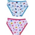 thumbnail image 5 of ToBeInStyle Girls Pack of 6 Colorful Comfortable Classic Cotton Bikini Panties - Cute Garden Life - XL, 5 of 6