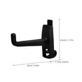 thumbnail image 2 of Pretyzoom 10Pcs Multi Purpose Black Utility Hooks for Garage and Workshop Pegboard, 2 of 8