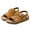 Brown, variant on UngA Kids Sandals Girls Girls Platform Wedge Open Toe Sandals with Buckle Ankle Strap for Little Kid/Big Kid Girls Dance Shoes(Brown,Size 11.5)