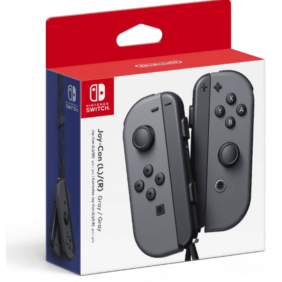 Restored Nintendo Switch - Joy-Con (L/R) - Gray Controllers