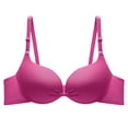 thumbnail image 4 of Bras for Women,Supportive Push Up Wireless Bra Comfortable Everyday Bralette for All Day Wear,Sports Bras for Women,Hot Pink,38, 4 of 4