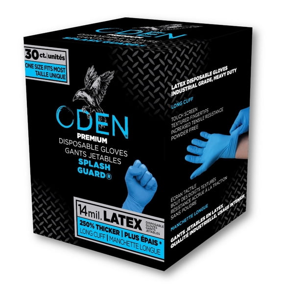 Gants Splash Guard en latex Oden