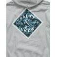 thumbnail image 3 of Salty Crew Men's Shelter Fill Graphic Print Pullover Hoodie Sweatshirt (Small, Heather Grey), 3 of 4