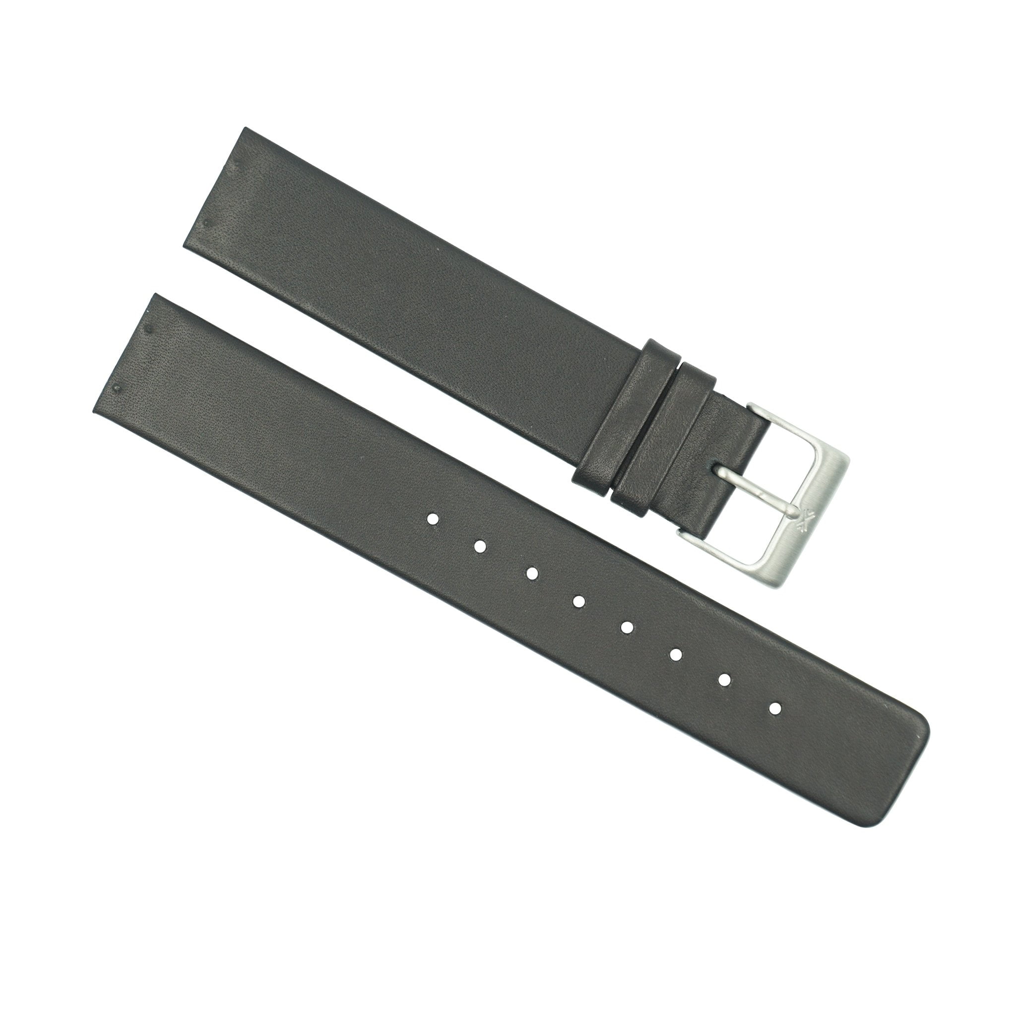 Genuine Skagen 19mm Black Leather Strap 355LSLB - Walmart.com