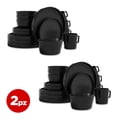 thumbnail image 1 of Vajilla de Gres 8 Personas Casa Litus Moderna 32 Piezas Platos Taza Negra Casa Litus para 8 Personas Color Negro (16 piezas c/u), 1 of 6
