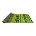 thumbnail image 2 of Ahgly Company Indoor Square Oriental Green Industrial Area Rugs, 5' Square, 2 of 4