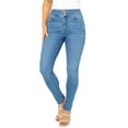 thumbnail image 2 of Celebrity Pink Women's Juniors High Rise Skinny, 28" Inseam, Sizes 1-21, 2 of 4