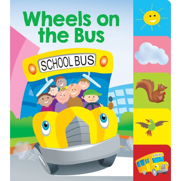 Wheels on the Bus, (Board Book)