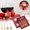 F, variant on Holloyiver 4Pcs Christmas Coffee Spoons withRed Gift Box Creative Christmas Tree Santa Star Stainless Steel Spoons for Dinner Tableware Dessert Tea Soup Stirring Spoon Practical Xmas Gift