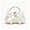 White, variant on REMANLAND Women's Satin Evening Clutch, Black