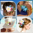 thumbnail image 6 of AWAYTR 3 Pcs Flower Hair Clips - Flower Hair Pins Large Hair Flowers For Women Hawaiian Hair Accessories Wedding Hair Piece, 6 of 7