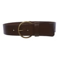 thumbnail image 2 of Women's High Waist Round Full Grain Taper Leather Belt, 2 of 5