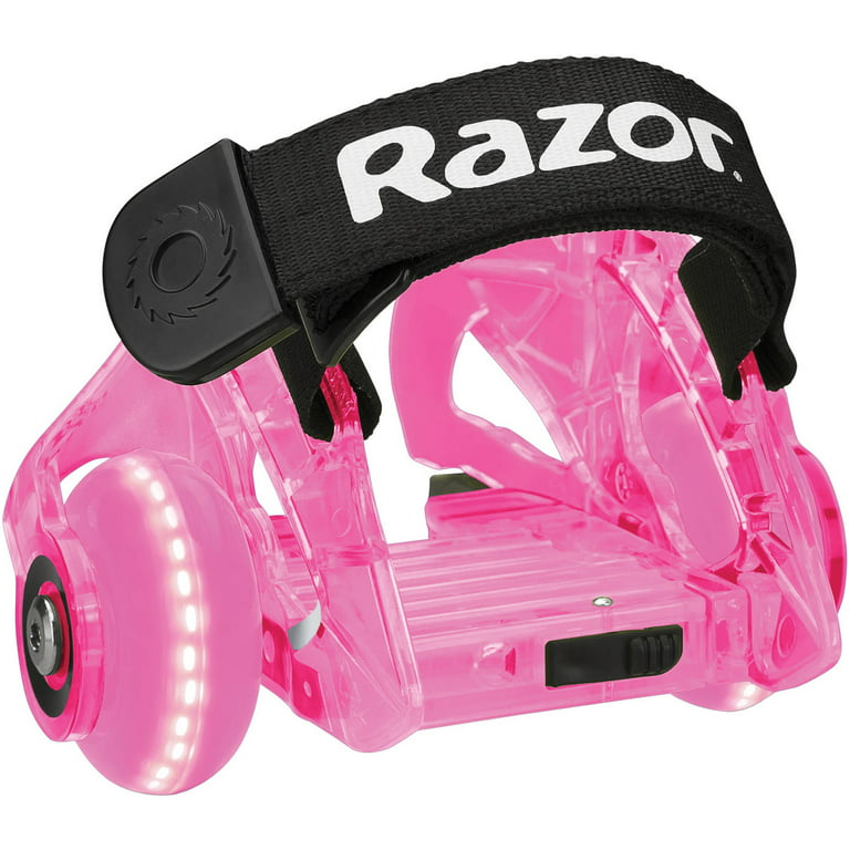 Razor Jetts DLX Heel Wheels - Pink, Wheeled Skate Shoes with Sparks for  Kids Ages 9+, Unisex 