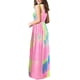 thumbnail image 3 of Vestido largo suelto sin mangas de verano para mujer Vestido largo casual con bolsillos Ormromra  FSHY034-92, 3 of 3