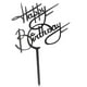 thumbnail image 1 of Cake Topper Acrílico - Diseño Feliz Cumpleaños, Duradero, Decorativo - para Tartas de Cumpleaños/Boda, 1 of 2