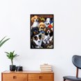 thumbnail image 4 of Bordado completo 11CT 3 hebras Grupo contado de cachorros Punto de cruz (SZX37-2) Sywqhk Decoración hogareña, 4 of 8