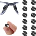 thumbnail image 1 of HNZHSL 12 Pares Almohadilla Nasales para Anteojos, Almohadillas para Lentes, Almohadillas de Nariz para Gafas, Retenedores de Gafas, Nose Pad para Gafas y Armazones Ópticos y Solar, 1 of 7