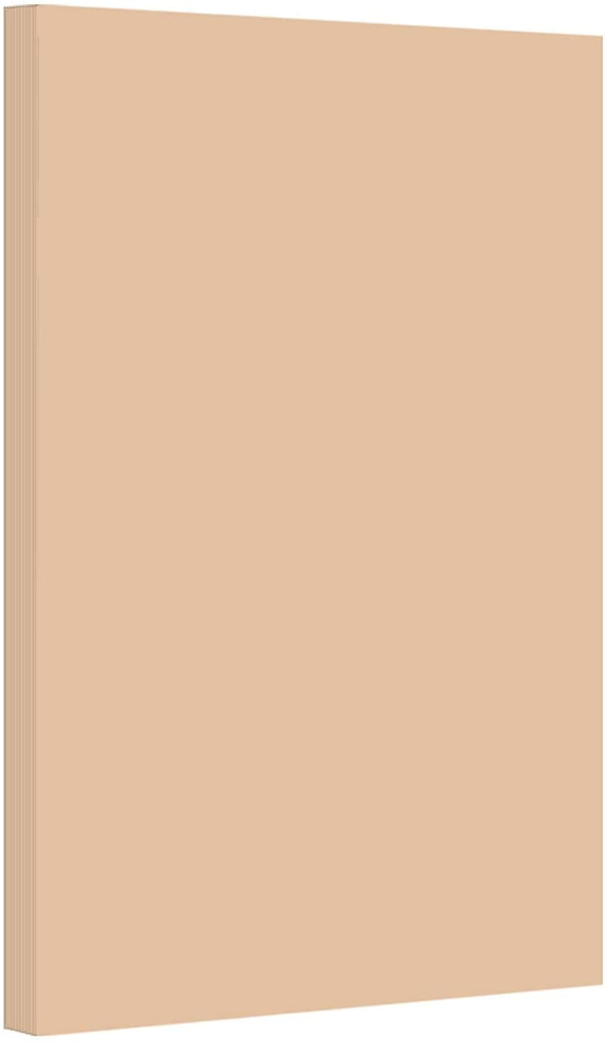 8.5 x 14” Tan Pastel Color Paper Great for Cards and Stationery