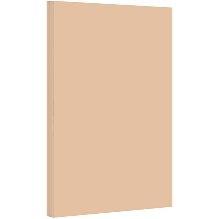 8.5 x 14 Pastel Color Paper Great for Cards and Stationery Printing | Legal, Menu Size | Lightweight 20lb Paper | 100 Sheets | Cream, Beige
