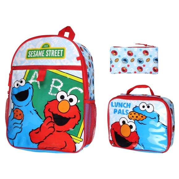 Set de Mochila INTIMO Sesame Street ABC Monstruo de las Galletas Elmo