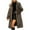 Dark Gray, variant on Idoravan Winter Fur Coats for Women Faux Womens Ladies Warm Faux Furry Long Coat Jacket Winter Solid V-neck Outerwear Dark Gray M