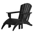 thumbnail image 1 of Portside Adirondack Chair with Matching Ottoman Footrest 2-Piece Set, 1 of 8