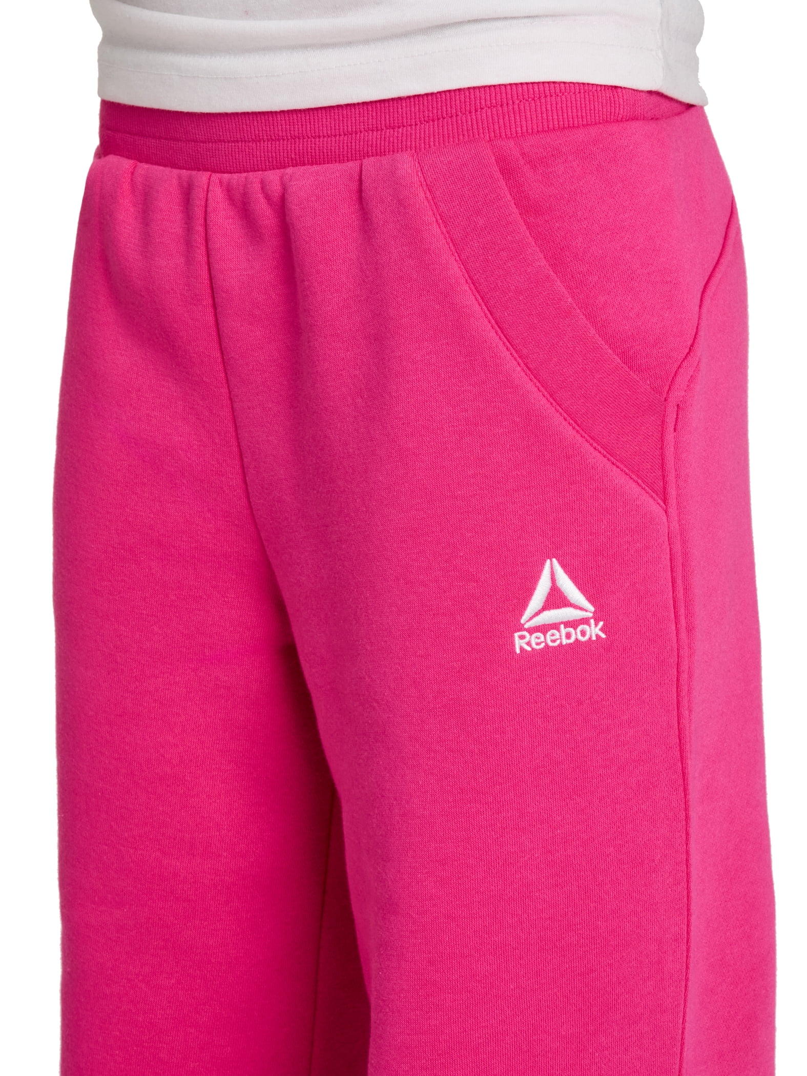Reebok Girl's Game Day Fleece High Waisted Puddle Pant, Sizes 4-18