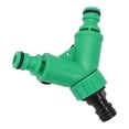 thumbnail image 4 of SENSHENGXIN Garden Hose Splitter 2 Way Tap Adapter Y-Type 3/4in Watering Connector Garden Tap Plastic For Outdoor Lawn Irrigation Faucet, 4 of 9
