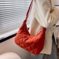 thumbnail image 3 of Bolsa bandolera acolchado de nailon y algodón para mujer (naranja) Likrtyny  Para Estrenar, 3 of 9